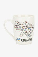 Чашка в подарочной упаковке 1743 I love Ukraine 360 мл Разноцветный  Фото №0