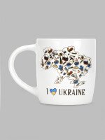 Купити Чашка в подарунковій упаковці Kvarta 1943 I Love Ukraine 360 мл Різнокольоровий (2000990031266) Артикул: 2000990031266 Фото мініатюра № 2