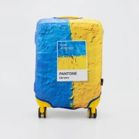 Чехол для чемодана Coverbag Pantone S Желто-голубой (2000903267218A)  Фото №0