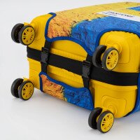 Чехол для чемодана Coverbag Pantone M Желто-голубой (2000989904007A)  Фото №3