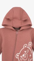 Чоловiчок Ведмежа флісовий для дівчинки Baby Life 22-05 74 см Рожевий  Фото №0