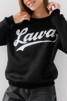 Свитшот с принтом женский LAWA P-WB02371 XS Черный  Фото №1
