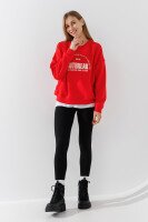 Свитшот с принтом женский On me Onme-16 XS Красный  Фото №0