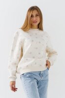 Свитшот с узором женский On me Onme-29 L Молочный  Фото №0