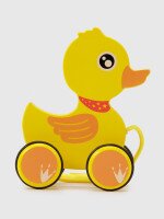 Деревянная игрушка каталочка Утка YMY869 Разноцветный (2002015430306)  Фото №0