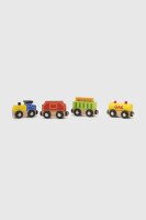 Додатковий набір до залізниці &quot;Потяг вантажний. Джерела енергії&quot; Viga Toys 50820 Різнокольоровий (6934510508203)  Фото №1