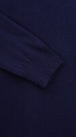 Купить Джемпер однотонный мужской GENUA G01205-0002 L Темно-синий Артикул: 2000999471452 Миниатюра фотографии № 9