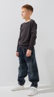 Купить Джемпер однотонный для мальчика Lizi 516 116 см Графитовый Артикул: 2000999226809 Миниатюра фотографии № 3