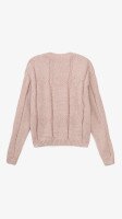 Джемпер однотонный женский 0725 One Size Пудровый  Фото №2