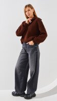 Купить Джемпер однотонный женский LAWA WTC02455 S Шоколадный Артикул: 2888000019677 Миниатюра фотографии № 4