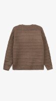 Джемпер однотонний жіночий On me 9128-1 One Size Капучино  Фото №2