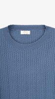 Джемпер однотонный женский On me 98107-1 One Size Джинсовый  Фото №0
