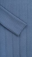 Джемпер однотонный женский On me 98107-1 One Size Джинсовый  Фото №1