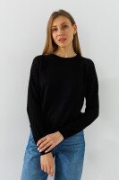 Джемпер однотонний жіночий Park karon 10924 One Size Чорний