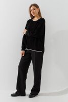 Джемпер однотонний жіночий Park karon 12056 One Size Чорний  Фото №2