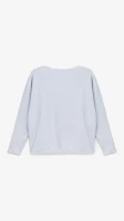 Джемпер однотонный женский YT15632 One Size Голубой  Фото №2