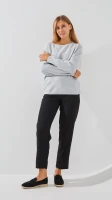 Джемпер однотонный женский YT15632 One Size Серый  Фото №0