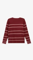 Купить Джемпер с узором женский GENUA G01106-0002 XL Бордовый Артикул: 2000999386312 Миниатюра фотографии № 11
