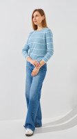 Купить Джемпер с узором женский GENUA G01106-0003 S Голубой Артикул: 2000999386343 Миниатюра фотографии № 4