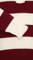 Джемпер з візерунком жіночий LAWA WTC08682 S/M Бордово-молочний  Фото №1
