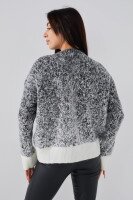 Джемпер однотонний жіночий Femme 10102 One Size Чорний (2000990349545W)  Фото №3