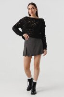 Джемпер однотонний жіночий Femme 2025 One Size Чорний (2000990221513D)  Фото №1