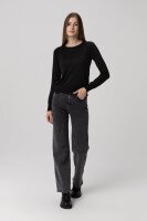 Джемпер однотонний жіночий Park karon 10285 One Size Чорний (2000989850335D)  Фото №2
