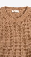 Купить Джемпер однотонный женский On me 225004 One Size Бежевый Артикул: 2000990151223 Миниатюра фотографии № 7