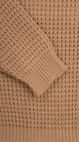Купить Джемпер однотонный женский On me 225004 One Size Бежевый Артикул: 2000990151223 Миниатюра фотографии № 8