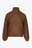 Джемпер однотонний жіночий 5015 One Size Коричневий  Фото №5