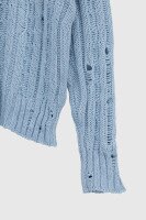 Джемпер однотонный женский Femme 1002 One Size Голубой (2000989870654D)  Фото №6