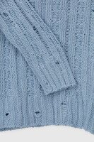 Джемпер однотонный женский Femme 1002 One Size Голубой (2000989870654D)  Фото №8