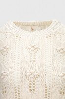 Джемпер однотонний жіночий Femme 2022 One Size Молочний (2000990221407D)  Фото №6