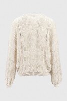 Джемпер однотонний жіночий Femme 2022 One Size Молочний (2000990221407D)  Фото №7