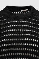 Джемпер однотонный женский Femme 2024 One Size Черный (2000990221469D)  Фото №5