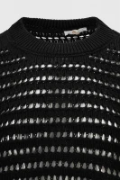 Джемпер однотонный женский Femme 2024 One Size Черный (2000990221469D)  Фото №5