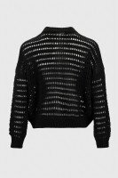 Джемпер однотонный женский Femme 2024 One Size Черный (2000990221469D)  Фото №6