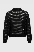 Джемпер однотонный женский Femme 2024 One Size Черный (2000990221469D)  Фото №6