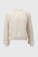 Джемпер однотонный женский Femme 2024 One Size Молочный (2000990221452D)  Фото №5