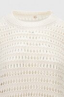 Джемпер однотонный женский Femme 2024 One Size Молочный (2000990221452D)  Фото №6