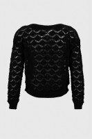 Джемпер однотонний жіночий Femme 2025 One Size Чорний (2000990221513D)  Фото №8