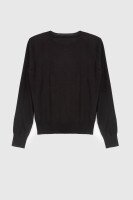 Джемпер однотонний жіночий Park karon 10285 One Size Чорний (2000989850335D)  Фото №6