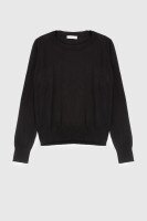 Джемпер однотонний жіночий Park karon 10285 One Size Чорний (2000989850335D)  Фото №5