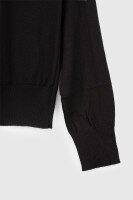 Джемпер однотонний жіночий Park karon 10285 One Size Чорний (2000989850335D)  Фото №8