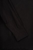 Джемпер однотонний жіночий Park karon 10285 One Size Чорний (2000989850335D)  Фото №9