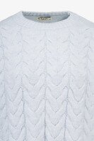 Джемпер однотонний жіночий Park karon 6022 One Size Блакитний (2000990782076W)  Фото №6