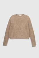 Джемпер однотонный женский Park karon 8028 One Size Бежевый (2000989850663W)  Фото №5