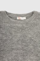 Джемпер однотонний жіночий Park karon 8028 One Size Сірий (2000989850670W)  Фото №7