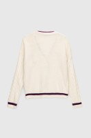 Кардиган однотонный женский Park karon 8035 One Size Молочный (2000989849629D)  Фото №10