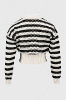 Джемпер с узором женский Femme 2020 One Size Молочно-черный (2000990221421D)  Фото №6